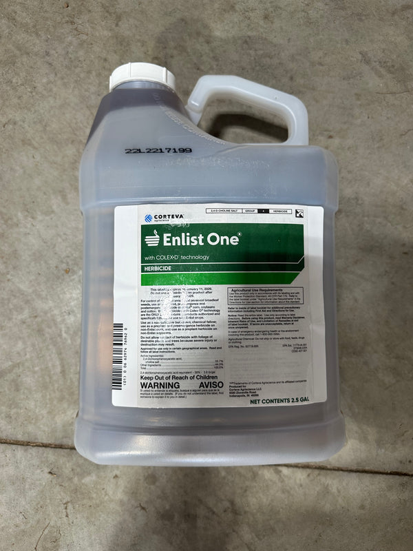 Enlist One 2, 4-D contact herbicide for marestail and waterhemp in Enlist soybeans