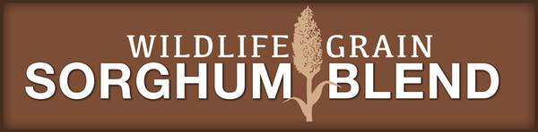 50 lb bag of Wildlife Grain Sorghum Blend - drought-tolerant grain food plot seed for deer, turkey, and upland birds
