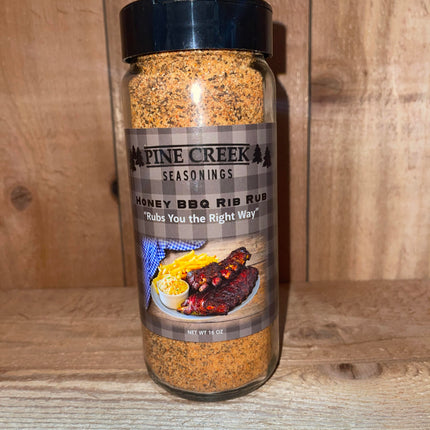 Pine Creek Honey BBQ Rib Rub Seasoning 16OZ